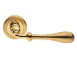 Дверные ручки Morelli Luxury MARY OSAOTL Цвет - Матовое золото/золото