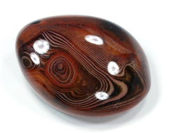 Сердолик, сардоникс, полировка, Индия (54*39*21 мм, 62 г) №26620