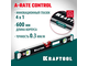 Магнитный сверхпрочный уровень KRAFTOOL A-RATE Control с зеркальным глазком, 600 мм 34988-60