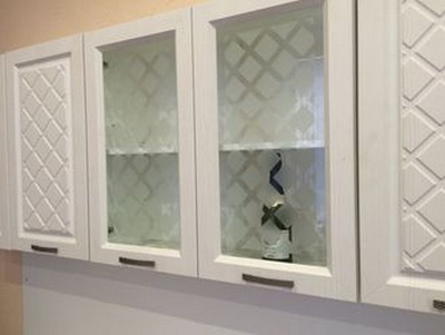 Кухня "Агава" 1,45мх2,75м угловая МДФ (Эра) светлая