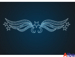 Перетяжка уличная Крылья