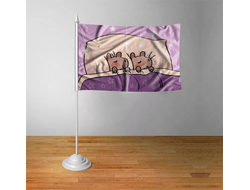 Флажок настольный Капибара, Kapibara-san №48