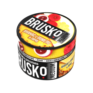 BRUSKO 50 г. - АНАНАС С ПОМЕЛО И ЛИЧИ