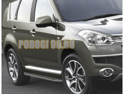 Пороги на Citroёn C-Crosser(2007-2013) Premium
