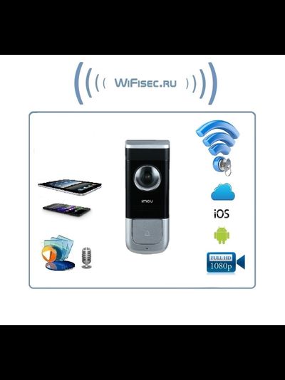 IMOU Doorbell вызывная WiFi панель видеодомофона с DVR, Full HD (IMOU)