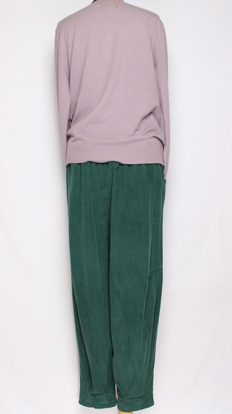 Брюки Бохо вельветовые "БАНАНЫ" хаки, малахит, графит р.48-54