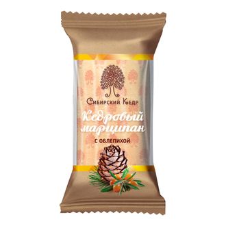 Кедровый марципан с облепихой, 40г (Сибирский кедр)