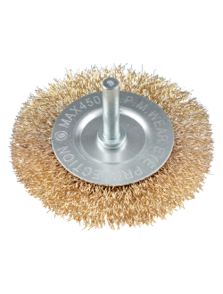 ЕРМАК Щетка металл. со шпилькой для дрели 75мм, плоская, 10 штук