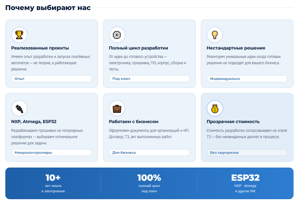 Разработка и изготовление платёжных устройств в Санкт-Петербурге &mdash; этапы и преимущества CashService