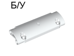 ! Б/У - Technic, Panel Curved 11 x 3 with 2 Pin Holes through Panel Surface, White (62531 / 6004137) - Б/У