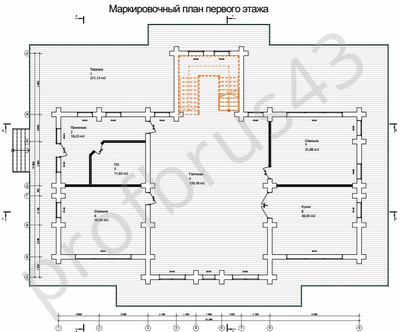 Гостевой дом для базы отдыха "Дом охотника - 3", 565 м2