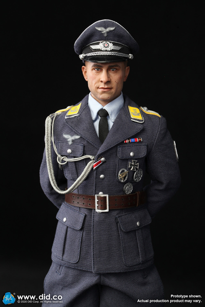 Капитан Люфтваффе - Коллекционная ФИГУРКА 1/6 scale WWII German Luftwaffe Captain – Willi (D80147) - DID