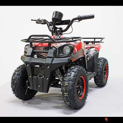 Квадроцикл GreenCamel Gobi K45 (30Ah 36V 800W R6 Цепь) быстросъем, ножной тормоз, красный экстрим