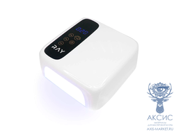 UV-лампа для маникюра и педикюра для сушки ногтей RAY M&R 602 PRO с аккумулятором, белый (32 диода, 48 Вт)