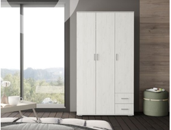 Шкаф НЕЛЬСОН-1 Дуб Крафт белый/Дуб Крафт белый