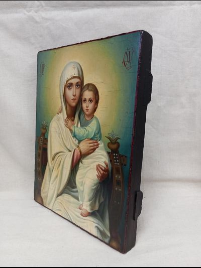 Дарующая (Богородица). Рукописная икона Божией Матери.