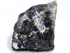 Флюорит фиолетовый, необработанный кусок, Монголия, Улан-Батор (84*70*62 мм, 528 г) №20547