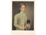 Русский портрет.  Неизвестный художник. Портрет молодого человека. 1770-е гг.