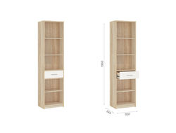 Шкаф-Пенал 1ящ Дуб Сонома