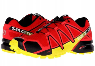 Кроссовки SALOMON SPEED CROSS 4  Rad Red/Bl  381154  (Размер: 9)