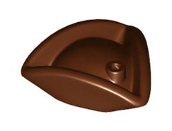 Minifigure, Headgear Hat, Pirate Tricorne / Triangle, Reddish Brown (2544 / 6099520)