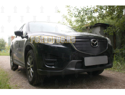 Защита радиатора Mazda CX-5 2012-2017 black низ