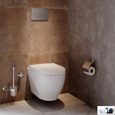 Унитаз CREAVIT Mare MA321.00100 c инсталляцией - комплект с сиденьем микролифт, клавишей Terra Grey (MA321-11CB00E-0000+GR5003.01+GP9002.00 + KC3103.02.0000E)