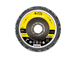 Круг лепестковый для шлифования по нержавеющей стали FTL Ergo 29 цирконий 125 х 22,2 мм P80, Ferrline, 8680
