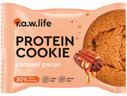 Протеиновое печенье "Карамельный пекан", 37г (R.A.W.LIFE)