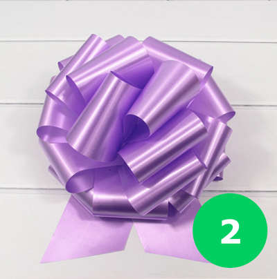 Бант большой на подарок (микс), 10 см