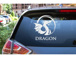 Наклейка виниловая год Дракона №15