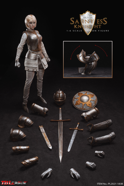 Храмовница в серебряном - КОЛЛЕКЦИОННАЯ ФИГУРКА 1/6 Saintess Knight - Silver (PL2021-183B) - TBLeague