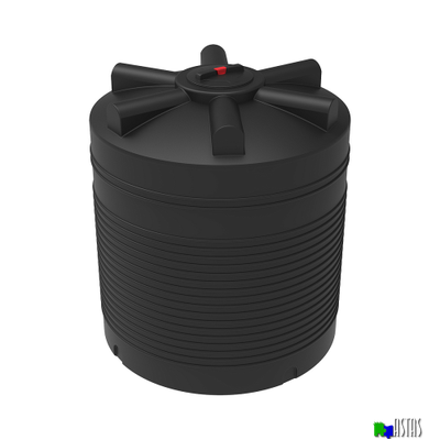 Емкость Экопром ЭВЛ 2000 л черная