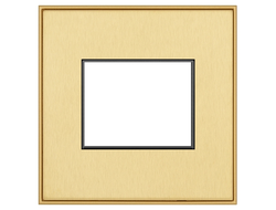 Рамка для 2 модулей T&J Electric Deco Titanium Matt Brass
