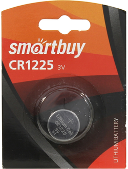 Батарейка CR1225 литиевая Smartbuy SBBL-1225-1B 3V 1 шт
