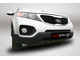 Premium защита радиатора для KIA Sorento (2009-2012) из 2-х частей