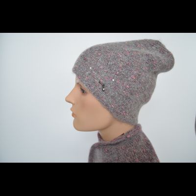 Vizio 1010 S шарф серый с фуксией