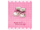 Фотоальбом BRAUBERG "Baby shoes" на 200 фото 10х15 см, твердая обложка, термосклейка, розовый, 39114