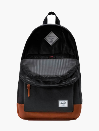 Рюкзак Herschel Heritage Black/Tan Synthetic Leather