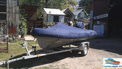 ТЕНТ НА ЛОДКУ РИБ АКВАБОТ 420