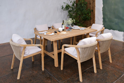 Обеденная группа из акации Rimini M