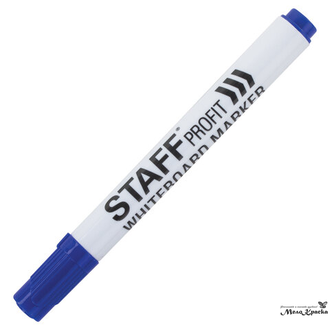 Маркеры для доски STAFF, НАБОР 4 шт., "Profit", чернила АССОРТИ, круглый наконечник, 2,5 мм