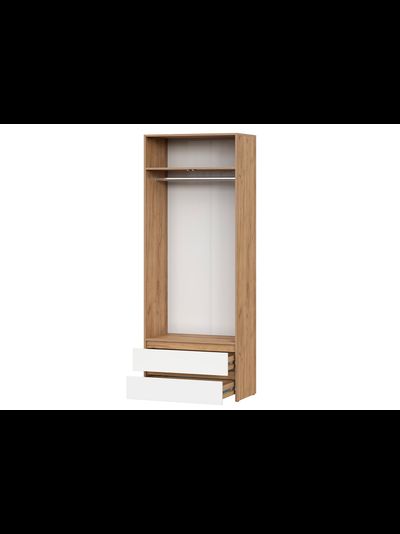 Некст прихожая Дуб Золотой / Белая шагрень