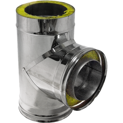 Тройник-сэндвич-К-120/200-90-нерж 1мм/оц