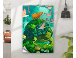 Перекидной календарь Капибара, Kapibara-san №60