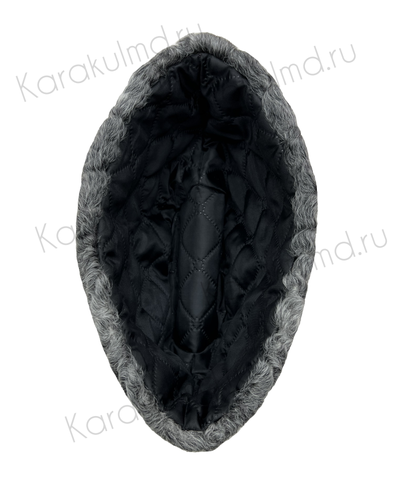 Москвичка из серого отборного Каракуля