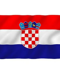 Флаг Хорватии гостевой Adria Bandiere BC211 20x30см
