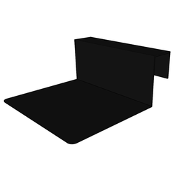 Металлическая полка под обувь для торгового оборудования