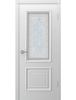 АКЦЕНТ/ БЕЛАЯ ЭМАЛЬ, ПОЛОТНО ОСТЕКЛЕННОЕ/ УЗОР 2