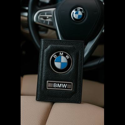 Обложка для авто документов с логотипом БМВ, BMW